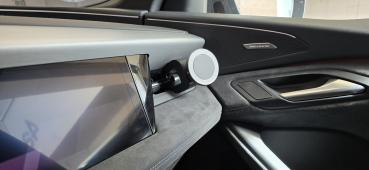 RS-Mount,fahrzeugspezifischer Handyhalter passend für Audi Q6 etron ab Baujahr 2024 - Beifahrerseite, Made in Germany